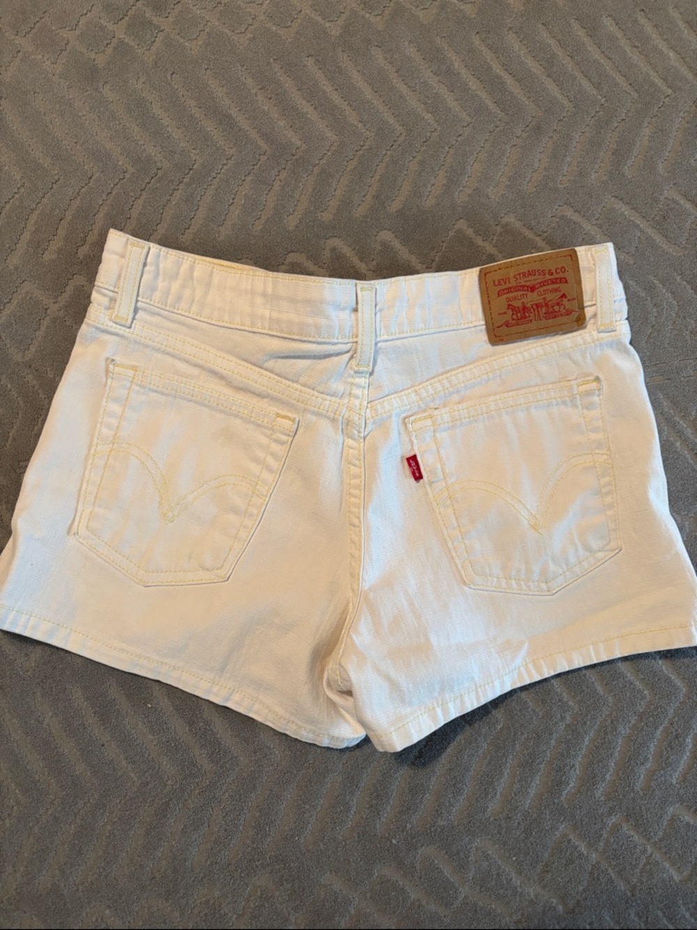 Levi's White Women's Denim Shorts